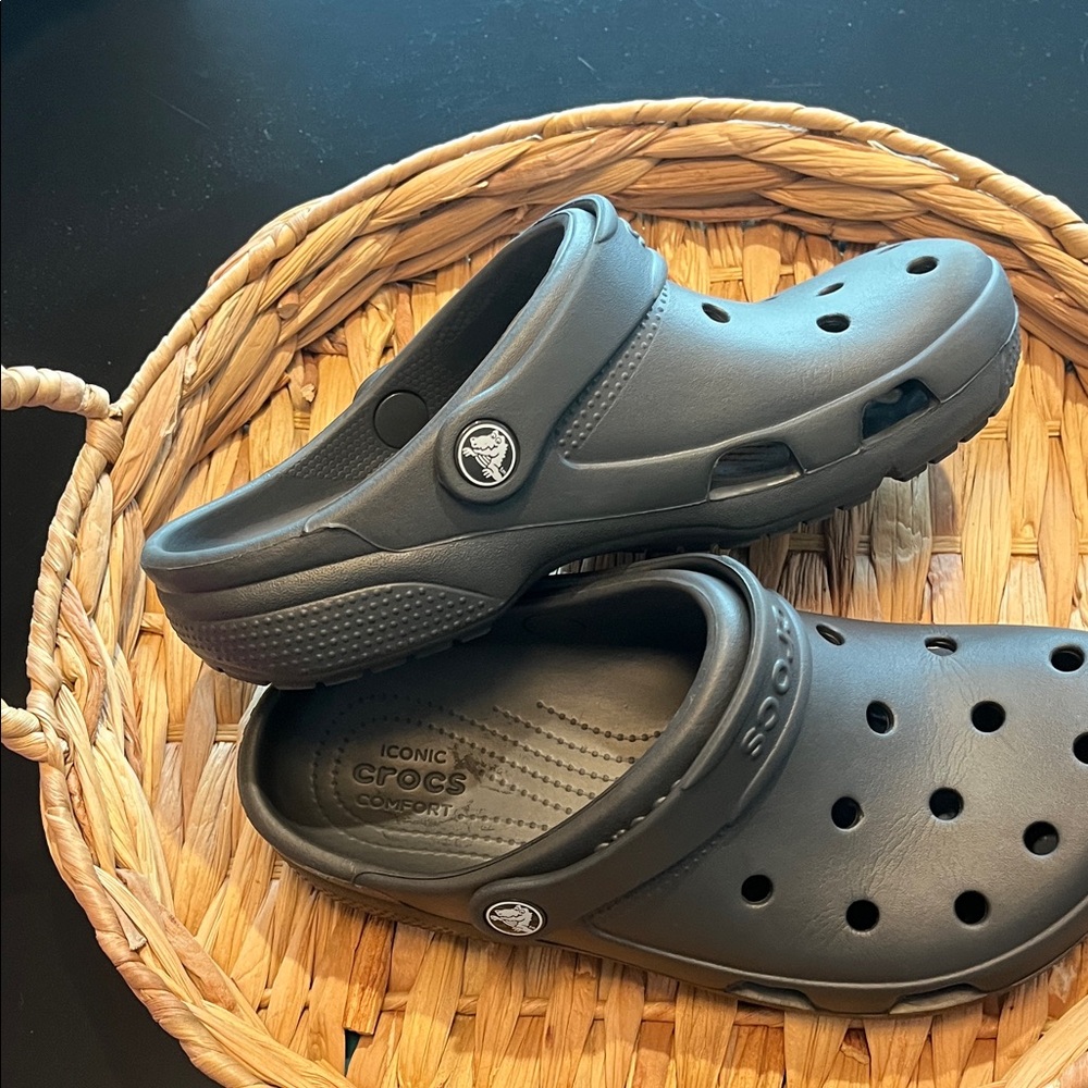 CROCS Comfort Clogs - Dark Gray - Picture 4 of 8